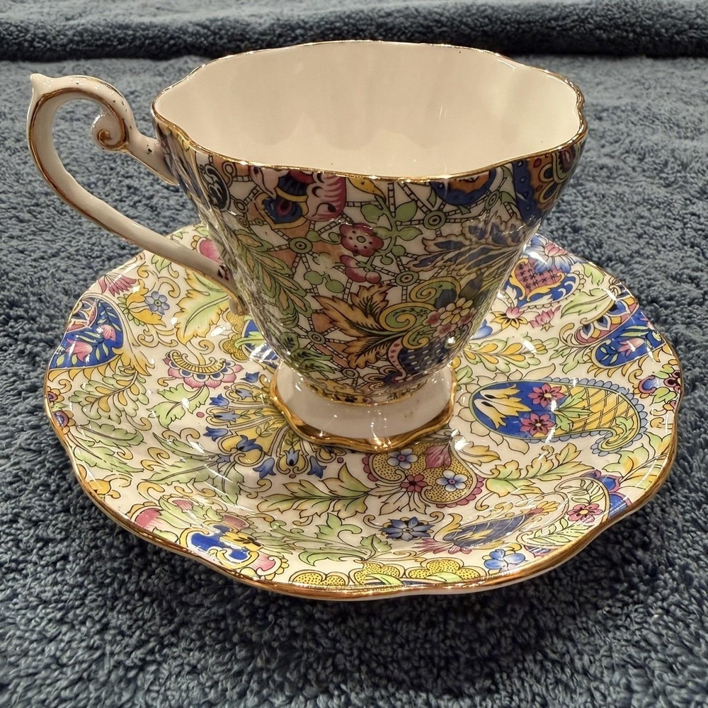 Royal Standard Paislely Chintz Fine Bone China England